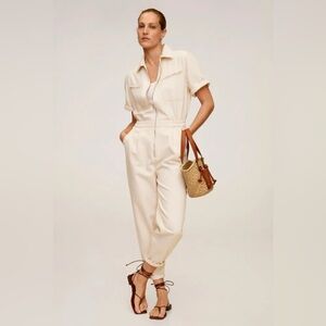 Mango denim romper - size small